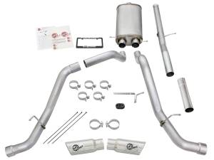 aFe Power - 49-44057-P | AFE Power MACH Force-Xp 3 IN 409 Stainless Steel Cat-Back Exhaust System w/Polished Tip (2009-2019 Silverado, Sierra 1500 V6-4.3/V8-4.8/5.3L) - Image 2