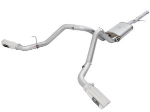 49-44057-P | AFE Power MACH Force-Xp 3 IN 409 Stainless Steel Cat-Back Exhaust System w/Polished Tip (2009-2019 Silverado, Sierra 1500 V6-4.3/V8-4.8/5.3L)