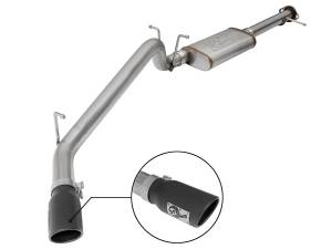 aFe Power - 49-44058-B | AFE Power MACH Force-Xp 3 IN 409 Stainless Steel Cat-Back Exhaust System w/Black Tip (2015-2021 Colorado L4-2.5L/V6-3.6L) - Image 1