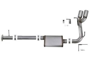 aFe Power - 49-44061-P | AFE Power Rebel Series 3 IN 409 Stainless Steel Cat-Back Exhaust System w/Polished Tip (2015-2020 Colorado L4-2.5L/V6-3.6L) - Image 2