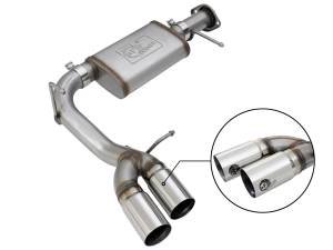 aFe Power - 49-44061-P | AFE Power Rebel Series 3 IN 409 Stainless Steel Cat-Back Exhaust System w/Polished Tip (2015-2020 Colorado L4-2.5L/V6-3.6L) - Image 1