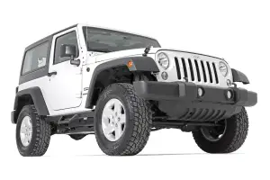 Rough Country - 90763 | Rough Country Contoured Drop Steps (2007-2018 Wrangler JK 4WD | 2 Door) - Image 3