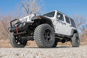 Rough Country - 90765B | Rough Country Contoured Drop Steps (2007-2018 Wrangler JK 4WD | 4 Door) - Image 4