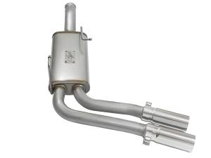 aFe Power - 49-44070-P | AFE Power Rebel Series 3 IN to 2-1/2 IN 409 Stainless Steel Cat-Back Exhaust w/ Polish Tip (2009-2019 Silverado, Sierra 1500 V6-4.3/V8-4.8/5.3L) - Image 3