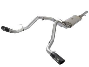 49-44071-B | AFE Power MACH Force-Xp 3 IN 409 Stainless Steel Cat-Back Exhaust System w/Black Tip (2009-2018 Silverado, Sierra 1500 V6-4.3/V8-4.8/5.3L)