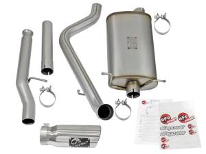 aFe Power - 49-44072-P | AFE Power MACH Force-Xp 3 IN 409 Stainless Steel Cat-Back Exhaust System w/Polished Tip (2009-2019 Silverado, Sierra 1500 V6-4.3/V8-4.8/5.3L) - Image 2