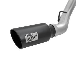 aFe Power - 49-44080-B | AFE Power Large Bore-HD 4 IN 409 Stainless Steel DPF-Back Exhaust System w/Black Tip (2016-2016 Silverado, Sierra 2500 HD, 3500 HD V8-6.6L td) - Image 7