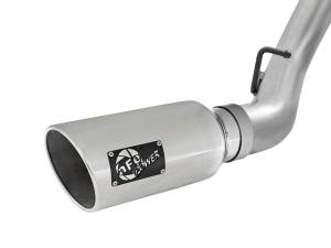 aFe Power - 49-44080-P | AFE Power Large Bore-HD 4 IN 409 Stainless Steel DPF-Back Exhaust System w/Polished Tip (2016-2016 Silverado, Sierra 2500 HD, 3500 HD V8-6.6L td) - Image 4