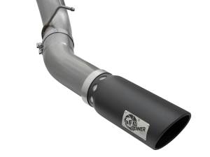 aFe Power - 49-44081-B | AFE Power Large Bore-HD 5 IN 409 Stainless Steel DPF-Back Exhaust System w/Black Tip (2016-2016 Silverado, Sierra 2500 HD, 3500 HD V8-6.6L td) - Image 5