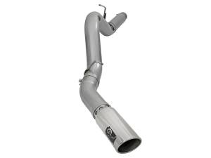 aFe Power - 49-44081-P | AFE Power Large Bore-HD 5 IN 409 Stainless Steel DPF-Back Exhaust System w/Polished Tip (2016-2016 Silverado, Sierra 2500 HD, 3500 HD V8-6.6L td) - Image 4