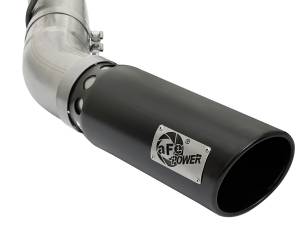 aFe Power - 49-44085-B | AFE Power Large Bore-HD 4 IN 409 Stainless Steel DPF-Back Exhaust System w/Black Tip (2017-2019 Silverado, Sierra 2500 HD, 3500 HD V8-6.6L td) - Image 6