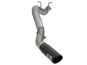 aFe Power - 49-44085-B | AFE Power Large Bore-HD 4 IN 409 Stainless Steel DPF-Back Exhaust System w/Black Tip (2017-2019 Silverado, Sierra 2500 HD, 3500 HD V8-6.6L td) - Image 4