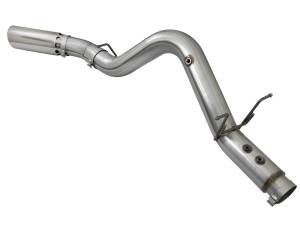 aFe Power - 49-44085-P | AFE Power Large Bore-HD 4 IN 409 Stainless Steel DPF-Back Exhaust System w/Polished Tip (2017-2019 Silverado, Sierra 2500 HD, 3500 HD V8-6.6L td) - Image 3