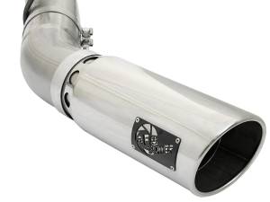 aFe Power - 49-44085-P | AFE Power Large Bore-HD 4 IN 409 Stainless Steel DPF-Back Exhaust System w/Polished Tip (2017-2019 Silverado, Sierra 2500 HD, 3500 HD V8-6.6L td) - Image 6