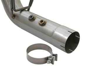 aFe Power - 49-44086-B | AFE Power Large Bore-HD 4 IN 409 Stainless Steel DPF-Back Exhaust System w/Dual Black Tips (2017-2019 Silverado, Sierra 2500 HD, 3500 HD V8-6.6L td) - Image 4