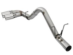 aFe Power - 49-44089-P | AFE Power Rebel XD Series 4 IN 409 Stainless Steel DPF-Back Exhaust w/Dual Polished Tips (2017-2019 Silverado, Sierra 2500 HD, 3500 HD V8-6.6L td) - Image 2