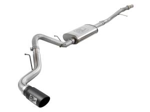 49-44107-B | AFE Power Apollo GT Series 3 IN 409 Stainless Steel Cat-Back Exhaust System w/ Black Tip (2019-2024 Silverado, Sierra 1500 V6-4.3L/V8-5.3L)