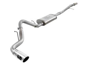 49-44107-P | AFE Power Apollo GT Series 3 IN 409 Stainless Steel Cat-Back Exhaust System w/ Polish Tip (2019-2024 Silverado, Sierra 1500 V6-4.3L/V8-5.3L)