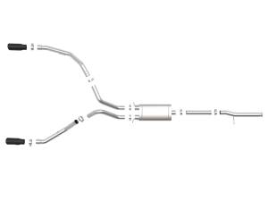 aFe Power - 49-44111-B | AFE Power Apollo GT Series 3 IN 409 Stainless Steel Cat-Back Exhaust System w/ Black Tip (2009-2018 Silverado, Sierra 1500 V6-4.3/V8-4.8/5.3L) - Image 2