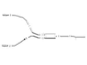 aFe Power - 49-44111-P | AFE Power Apollo GT Series 3 IN 409 Stainless Steel Cat-Back Exhaust System w/ Polish Tip (2009-2018 Silverado, Sierra 1500 V6-4.3/V8-4.8/5.3L) - Image 2