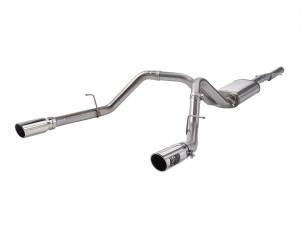 49-44111-P | AFE Power Apollo GT Series 3 IN 409 Stainless Steel Cat-Back Exhaust System w/ Polish Tip (2009-2018 Silverado, Sierra 1500 V6-4.3/V8-4.8/5.3L)