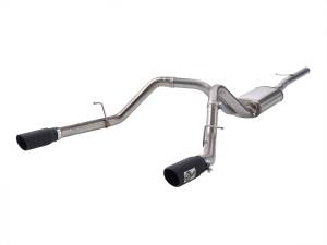 49-44112-B | AFE Power Apollo GT Series 3 IN 409 Stainless Steel Cat-Back Exhaust System w/ Black Tip (2009-2019 Silverado, Sierra 1500 V6-4.3/V8-4.8/5.3L)