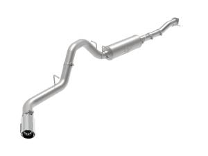 49-44122-P | AFE Power Apollo GT Series 4 IN 409 Stainless Steel Cat-Back Exhaust System w/ Polish Tip (2020-2024 Silverado, Sierra 2500 HD, 3500 HD V8-6.6L)