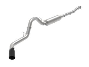 49-44123-B | AFE Power Apollo GT Series 4 IN 409 Stainless Steel Cat-Back Exhaust System w/ Black Tip (2020-2024 Silverado, Sierra 2500 HD, 3500 HD V8-6.6L)