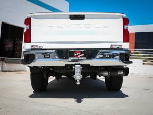 aFe Power - 49-44125-B | AFE Power Large Bore-HD 5 IN 409 Stainless Steel DPF-Back Exhaust System w/Black Tip (2020-2023 Silverado, Sierra 2500 HD, 3500 HD V8-6.6L td) - Image 5