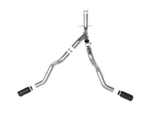 aFe Power - 49-44126-B | AFE Power Large Bore-HD 4 IN 409 Stainless Steel DPF-Back Exhaust System w/Black Tip (2020-2024 Silverado, Sierra 2500 HD, 3500 HD V8-6.6L td) - Image 2