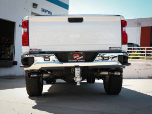 aFe Power - 49-44126-B | AFE Power Large Bore-HD 4 IN 409 Stainless Steel DPF-Back Exhaust System w/Black Tip (2020-2024 Silverado, Sierra 2500 HD, 3500 HD V8-6.6L td) - Image 5