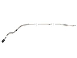 aFe Power - 49-44128-B | AFE Power Large Bore-HD 3 IN 409 Stainless Steel DPF-Back Exhaust System w/Black Tip (2020-2021 Silverado, Sierra 1500 L6-3.0L td) - Image 2