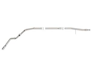 aFe Power - 49-44128-P | AFE Power Large Bore-HD 3 IN 409 Stainless Steel DPF-Back Exhaust System w/Polished Tip (2020-2021 Silverado, Sierra 1500 L6-3.0L td) - Image 2