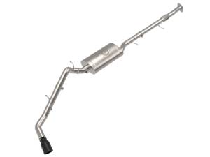 aFe Power - 49-44141-B | AFE Power Apollo GT Series 3 IN 409 Stainless Steel Cat-Back Exhaust System w/ Black Tip (2023-2024 Colorado L4-2.7L t) - Image 1