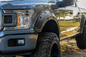 Rough Country - A-F11811 | Rough Country Defender Fender Flares For Ford F-150 2/4WD (2015-2020) | Flat Black - Image 5