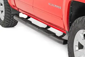 Rough Country - 21001 | Rough Country Oval Nerf Steps (2007-2018 Silverado, Sierra 1500 2WD/4WD | 2007-2019 Silverado, Sierra 2500 HD, 3500 HD 2WD/4WD | Crew Cab) - Image 8