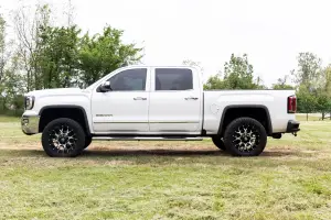 Rough Country - 21001S | Rough Country Oval Nerf Steps (2007-2018 Silverado, Sierra 1500 2WD/4WD | 2007-2019 Silverado, Sierra 2500 HD, 3500 HD 2WD/4WD | Crew Cab) - Image 2