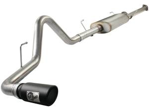 aFe Power - 49-46008-B | AFE Power MACH Force-Xp 3 IN 409 Stainless Steel Cat-Back Exhaust System w/Black Tip (2010-2021 Tundra V8-5.7L) - Image 1