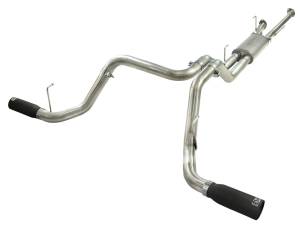 aFe Power - 49-46014-B | AFE Power MACH Force-Xp 2-1/2 IN to 3 IN 409 Stainless Steel Cat-Back Exhaust w/ Black Tip (2010-2021 Tundra V8-5.7L) - Image 1