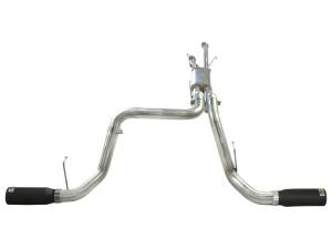 aFe Power - 49-46014-B | AFE Power MACH Force-Xp 2-1/2 IN to 3 IN 409 Stainless Steel Cat-Back Exhaust w/ Black Tip (2010-2021 Tundra V8-5.7L) - Image 2