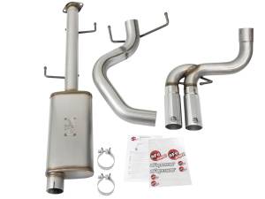 aFe Power - 49-46030-P | AFE Power Rebel Series 3 IN Cat-Back Exhaust System w/ Mid-Side Exit Polished Tips (2007-2018 FJ Cruiser V6-4.0L) - Image 2