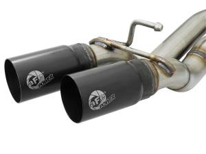 aFe Power - 49-46032-B | AFE Power Rebel Series 3 IN Cat-Back Exhaust System w/ Dual Mid-Side Exit Black Tips (2016-2023 Tacoma V6-3.5L) - Image 2