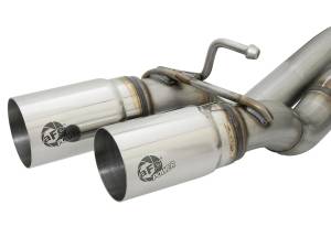 aFe Power - 49-46032-P | AFE Power Rebel Series 3 IN Cat-Back Exhaust System w/ Dual Mid-Side Exit Polished Tips (2016-2023 Tacoma V6-3.5L) - Image 2