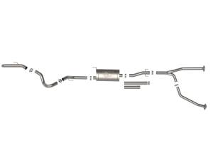 aFe Power - 49-46062 | AFE Power Apollo GT Series 2-1/2 IN to 3 IN 409 SS Cat-Back Hi-Tuck Exhaust System (2022-2024 Tundra V6-3.4L tt) - Image 2