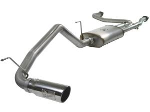 aFe Power - 49-46102-P | AFE Power MACH Force-Xp 2-1/2 IN to 3 IN 409 Stainless Steel Cat-Back Exhaust w/Polish Tip (2004-2015 Titan V8-5.6L) - Image 1