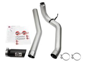 aFe Power - 49-46113-B | AFE Power Large Bore-HD 4 IN DPF-Back Stainless Steel Exhaust System w/Black Tip (2016-2019 Titan XD V8-5.0L td) - Image 3