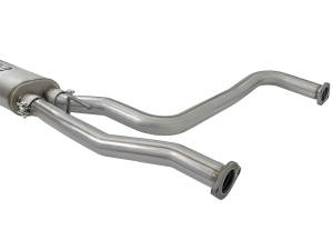 aFe Power - 49-46124-B | AFE Power Rebel Series 3 IN 409 Stainless Steel Cat-Back Exhaust System w/Black Tips (2004-2015 Titan V8-5.6L) - Image 5