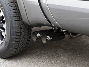 aFe Power - 49-46126-B | AFE Power Rebel Series 2-1/2" Cat-Back Exhaust System w/ Black Tip (2017-2024 Titan A61 V8-5.6L) - Image 10