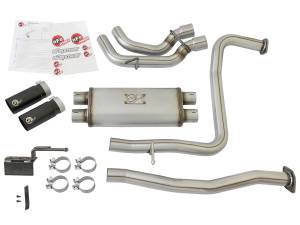 aFe Power - 49-46126-B | AFE Power Rebel Series 2-1/2" Cat-Back Exhaust System w/ Black Tip (2017-2024 Titan A61 V8-5.6L) - Image 2