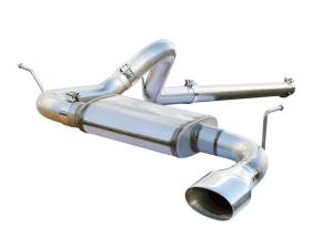 49-46201 | AFE Power MACH Force-Xp 3 IN 409 Stainless Steel Cat-Back Exhaust System (2007-2011 Wrangler JK V6-3.8L)